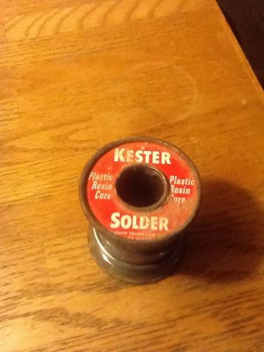 Vintage Kester Solder Plastic Rosin Core Roll