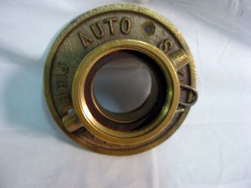 1-1/2&#034; Solid Brass Fire Department Connection Auto Sprinkler Steampunk Art
