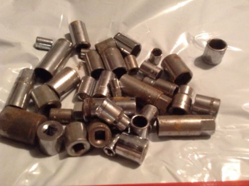 5 lb (Pound) 4 oz LOT OF ASST.SOCKETS Generic &amp; Taiwan Var. sized &amp; Shapes  USED