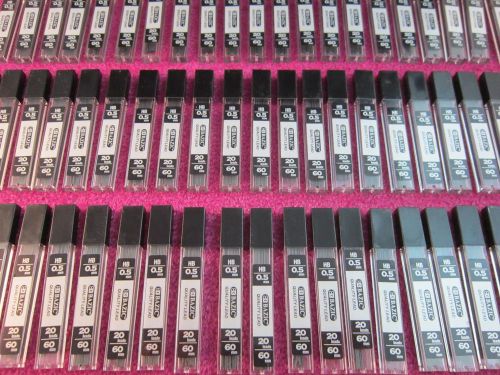 Refill Lead HB Mechanical Pencil Spare Lead 0.5 MM Bazic 80 Tubes Lot