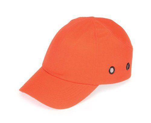 Liberty durashell polyethylene baseball bump cap with protect pad  hi-vis orange for sale