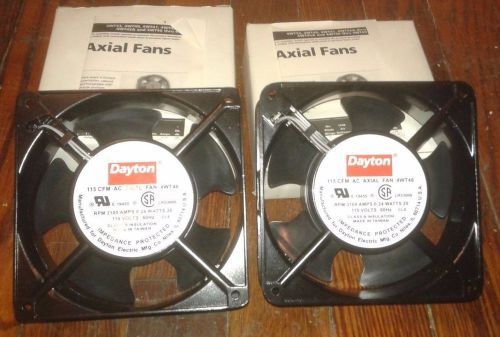 Dayton Axial Fan 4WT46 115 Volts 60Hz Brand new LOT OF TWO