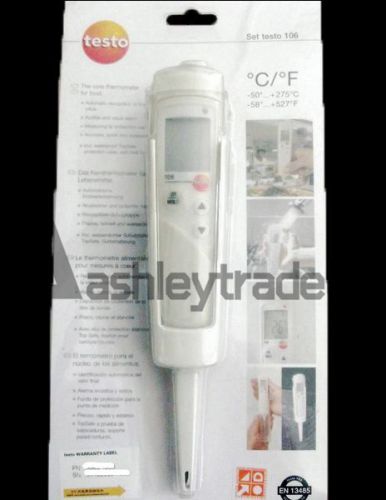 Digital waterproof food core auto-hold thermometer(-50 to +275 °c) testo106 for sale