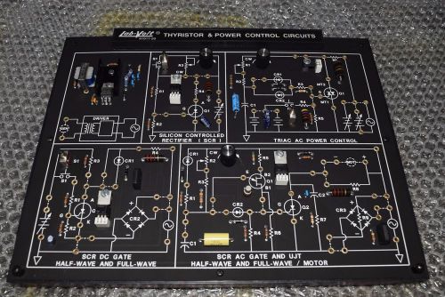 Lab volt trainer board facet 91011-20 thyristor &amp; power control circuit board for sale