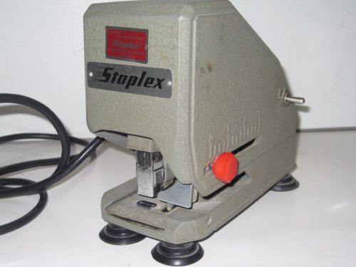 Staplex SJM-1 Electric Desk Stapler Industrial / Heavy Duty - Used Std Staples