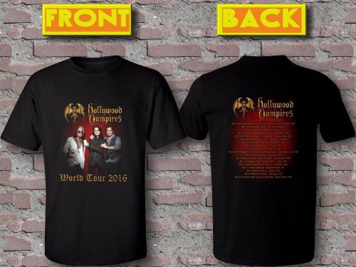 Hollywood vampires 2016 world tour date t shirt tee s m l xl 2xl 3xl 4xl 5xl for sale