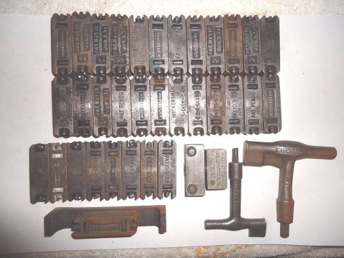 ANTIQUE QUOIN,WICKERSHAM,NOTTING QUOINS AND QUION KEYS PRINTING LETTER PRESS.