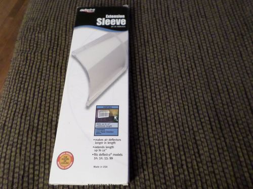 Deflect-O Extension Sleeve Clear Plastic Fits Models 50 52 53 99 New In Box