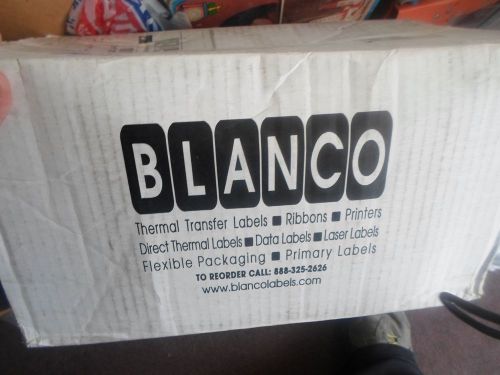 Blanco 4&#034; x 1.5&#034; Direct Thermal Label 15,200 Labels Free Ship!