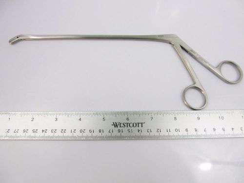 Cushing Intervertebral Disc Rongeur 3mm Bite DOWN 20cm  German Steel KREBS