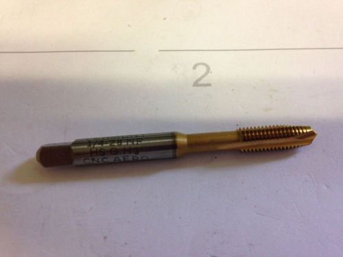 1/4&#034;-28 h3 hss 3 flute cnc aero tin coated spiral point plug tap made in usa!! for sale
