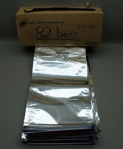 82 - 8.5&#034; X 18&#034; ANTI STATIC FOIL BAGS ZIP TOP BAGS STASH SMELL PROOF PACKAGING