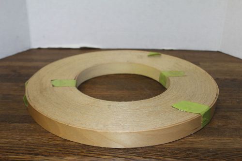 Large Roll of Genuine Maple Wood Veneer Edge Banding, 7/8&#034; wide, Satin Finish