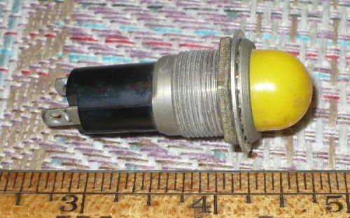 DIALCO YELLOW INDICATOR / STEAMPUNK LIGHT / HOTROD /  TESTED 75W 125V