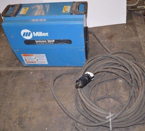 Miller invision 304p cv inverter pulse mig arc stick welder for sale