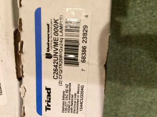 SIX C2642UNV ME Universal Triad Ballasts 6 NIB  NEW C2642UNVME