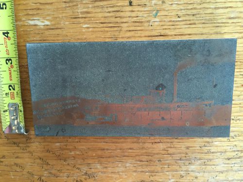 Vintage Letterpress Printers Block Steamer Boscobel, WI May 20th