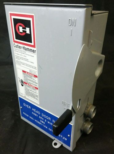 Cutler Hammer DG321URB General Duty Safety Switch, 30Amps, 240VAC, 60Hz