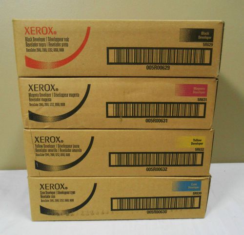 NEW SEALED Genuine Xerox DocuColor Developer Set 2045 2060 5252 6060 8000