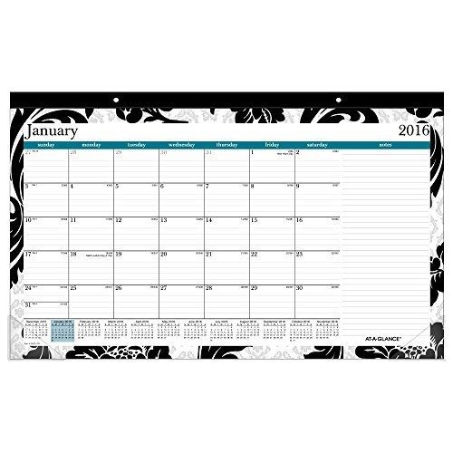 At-A-Glance AT-A-GLANCE Monthly Desk Pad Calendar 2016, Compact, 17.75 x 10.88