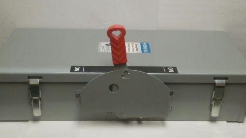 SIEMENS NON-FUSIBLE HEAVY DUTY DOUBLE THROW SAFETY SWITCH 100A/600V  DTNF363J