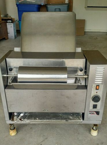 Apw wyott m-83 vertical high volume commercial bun toaster w/butter! bagel toast for sale