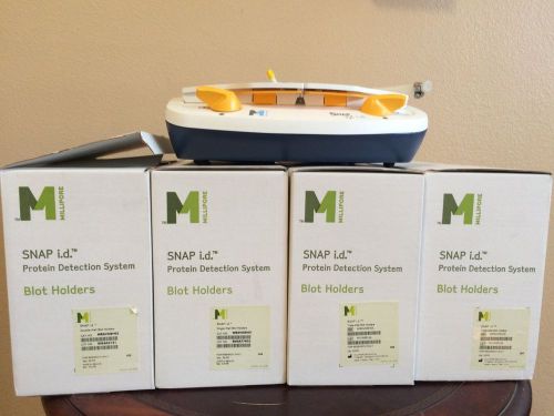Millipore SNAP i.d. Protein Western detection system and 4 boxes Blot Holders