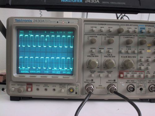 Freshly calibrated tektronix 2430a 150mhz oscilloscope; 1 year guaranty availabl for sale
