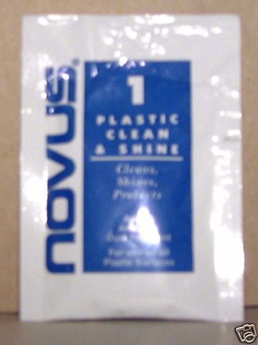 5 new novus plastic clean &amp; shine one application size for sale