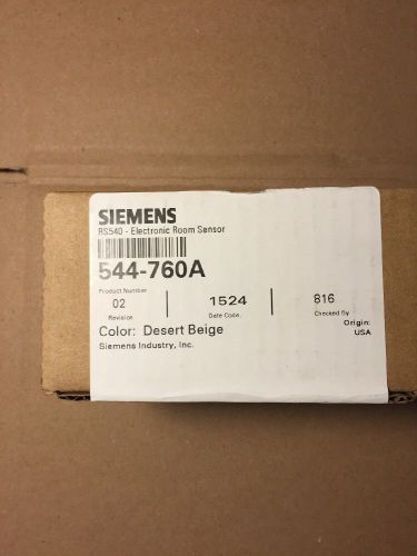 Siemens 544-760A Electronic Room Sensor