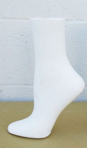 MN-AA6(#40) USED Freestanding Anklet High Socks Leg Display - WHITE