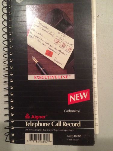 Telephone Call Record 300 messages + duplicates 4 messages per page Carbonless