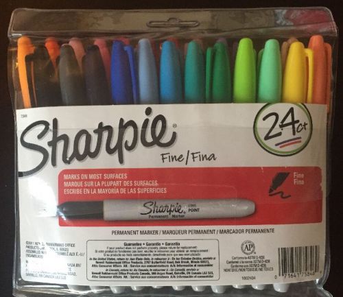 Sharpie Markers, Fine, 24 count
