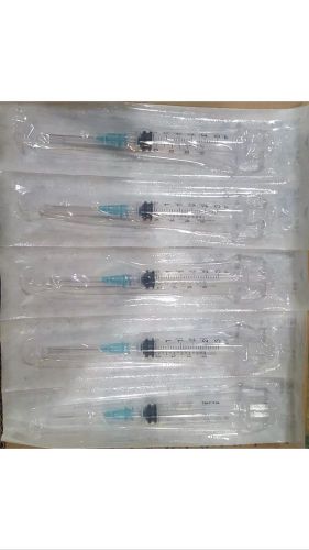100 / Box 3ml/3cc Syringe with Detachable Needle Luer Lock Tip 20 gauge X 1 Inch