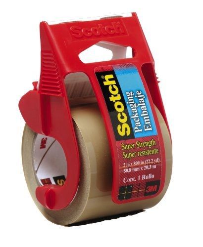 3M Scotch Packaging and Mailing Tape, 1.88-Inch by 800-Inch, 6-Pack (347)