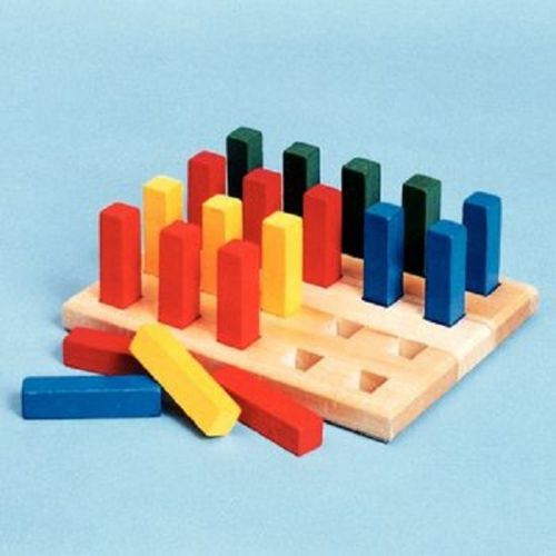 Peg Boards with Square Pegs Latex Free - 1 Each