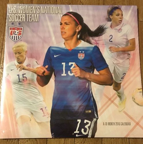 U.S. US Women&#039;s National Soccer Team 16 Month Calendar New 2016