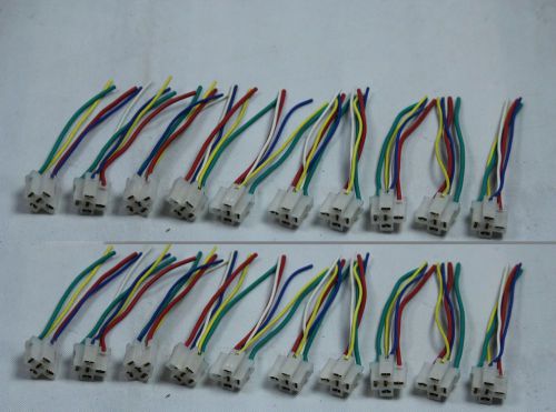 12 VOLT 30/40 A 5 PIN Cable Wire Harness 20 pcs