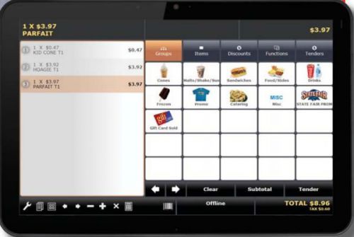 Sam4s tabby tablet based pos terminal (byod) for sale