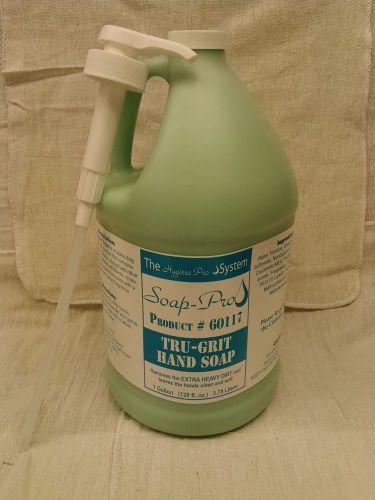 Tru-grit hand soap, soap-pro product #60117, case of 4 gallons + 1 pump for sale