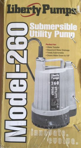 Liberty Pumps 260 1/6-Horse Power 3/4-Inch Discharge Submersible Utility Pump