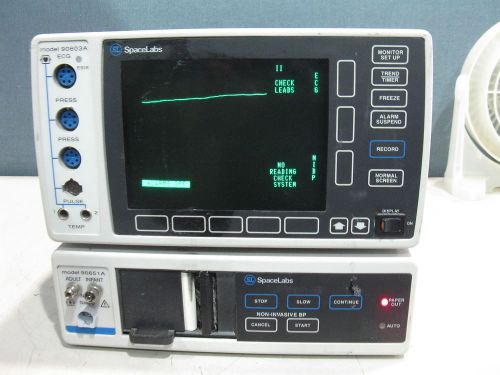 SPACELABS 90603A MULTI-PARAMETER PATIENT MONITOR #1382