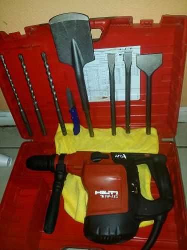 HILTI TE 76-P ATC HAMMER DRILL,EXCELLENT , FREE BITZS &amp; CHISELS,MADE IN GERMANY