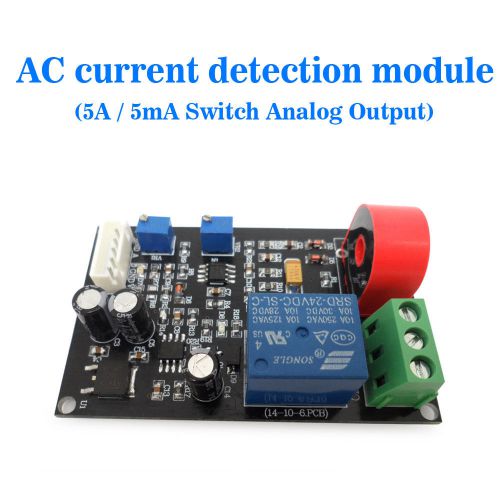 Output Delay AC Current Detection Module 5A / 5mA Switch Analog Outputs