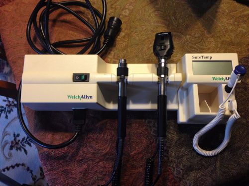 Welch Allyn 767 Wall Transformer Ophthalmoscope w/Thermometer