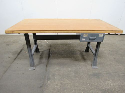 72&#034;x36&#034; work assembly inspection craft bench table w/ drawer 34-1/2&#034; tall for sale