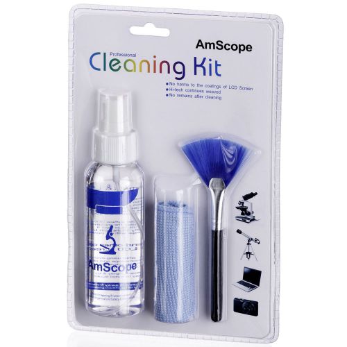 3 in 1 Professional Cleaning Kit for Microscopes, Cameras, Laptops, LCD screens
