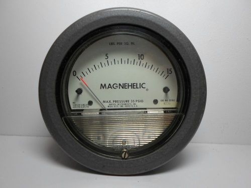 DRYER MAGNEHELIC 15PSIG PRESSURE GAUGE