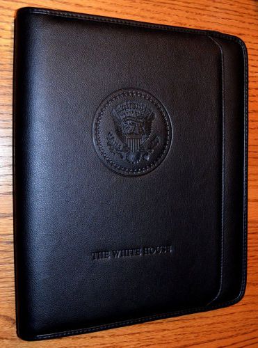 PRESIDENTIAL SEAL PORTFOLIO~WHITE HOUSE SENIOR STAFF PORTFOLIO~LEATHER