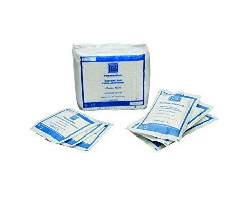 Premier Pad White Dressings - Sterile - 20 x 20 CM - Pack of 15